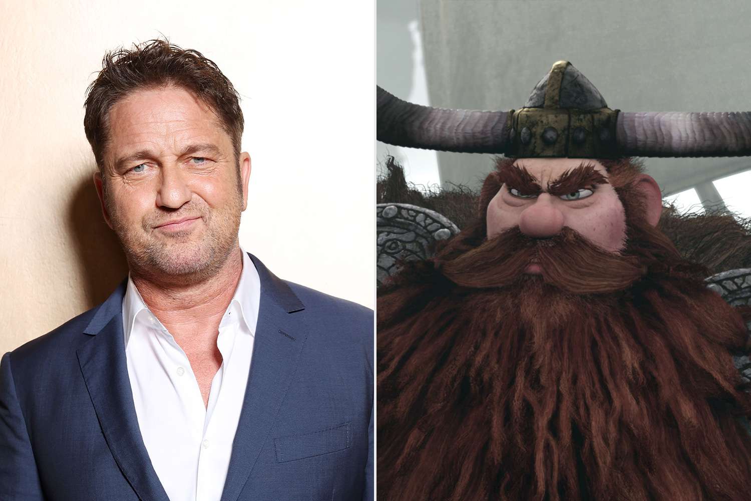 Gerard Butler; Stoick in the original 'How to Train Your Dragon'