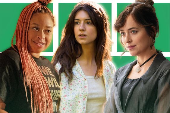 Phoebe Robinson from her new series Everything's Trash; Dakota Johnson from the movie Persuasion; and Daisy Edgar-Jones from the movie Where the Crawdads Sing