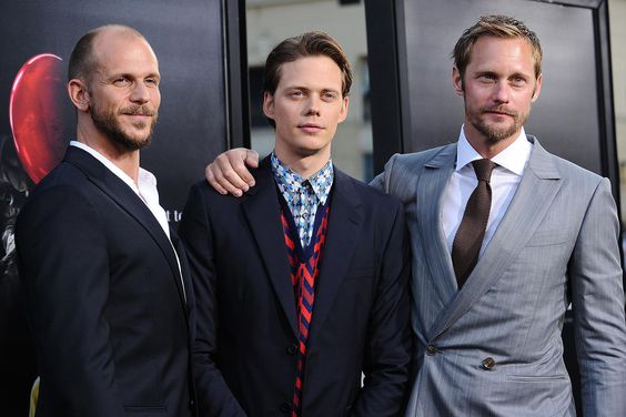 Gustaf Skarsgard, Bill Skarsgard and Alexander Skarsgard