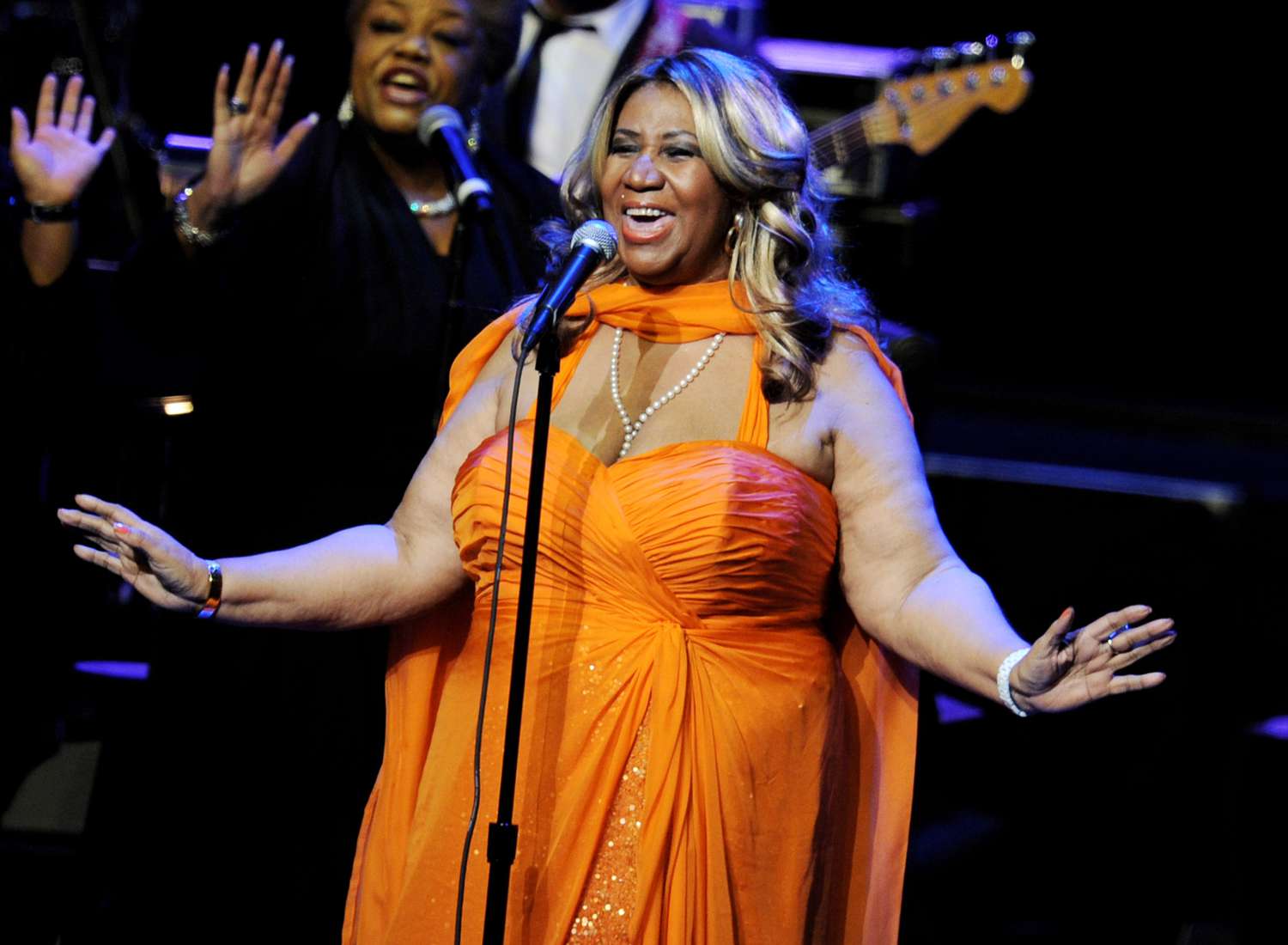 Aretha Franklin Performs At The Nokia Theatre L.A. Live