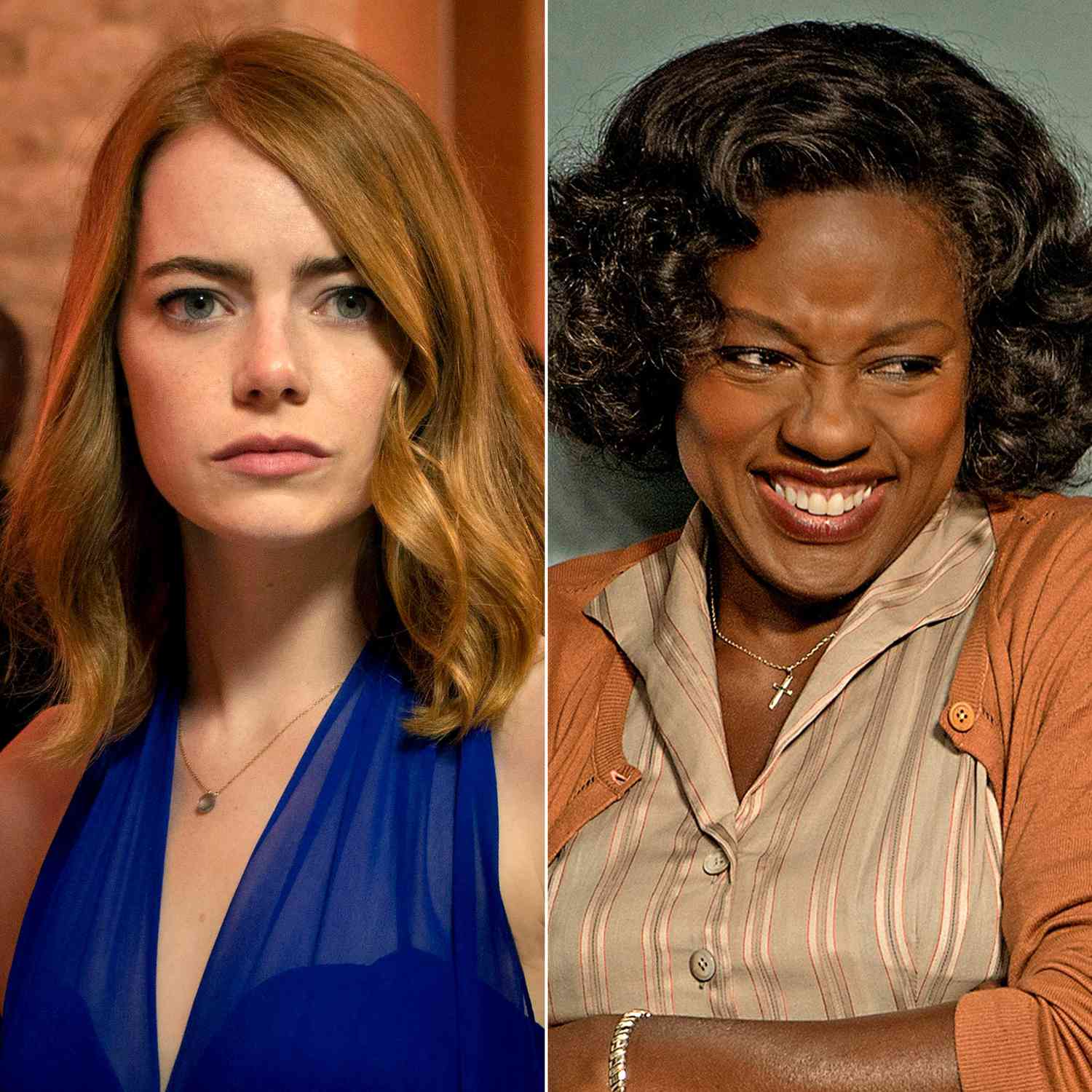 Emma Stone and Viola Davis