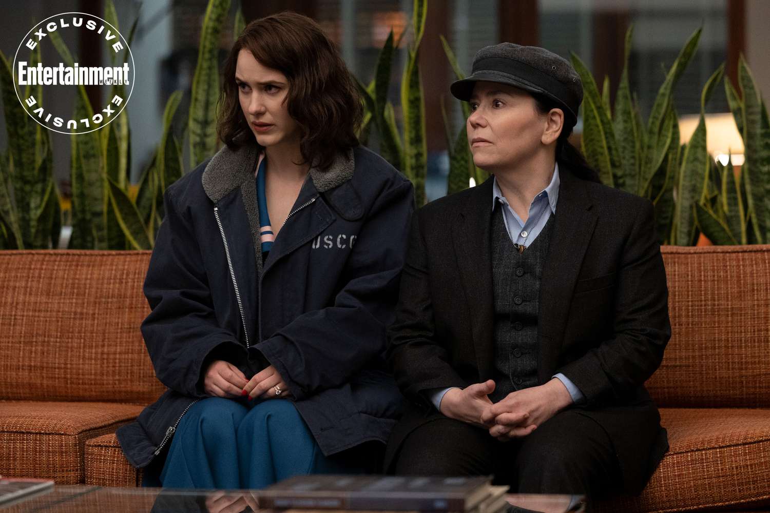 Rachel Brosnahan and Alex Borstein in season 5 of 'The Marvelous Mrs. Maisel'