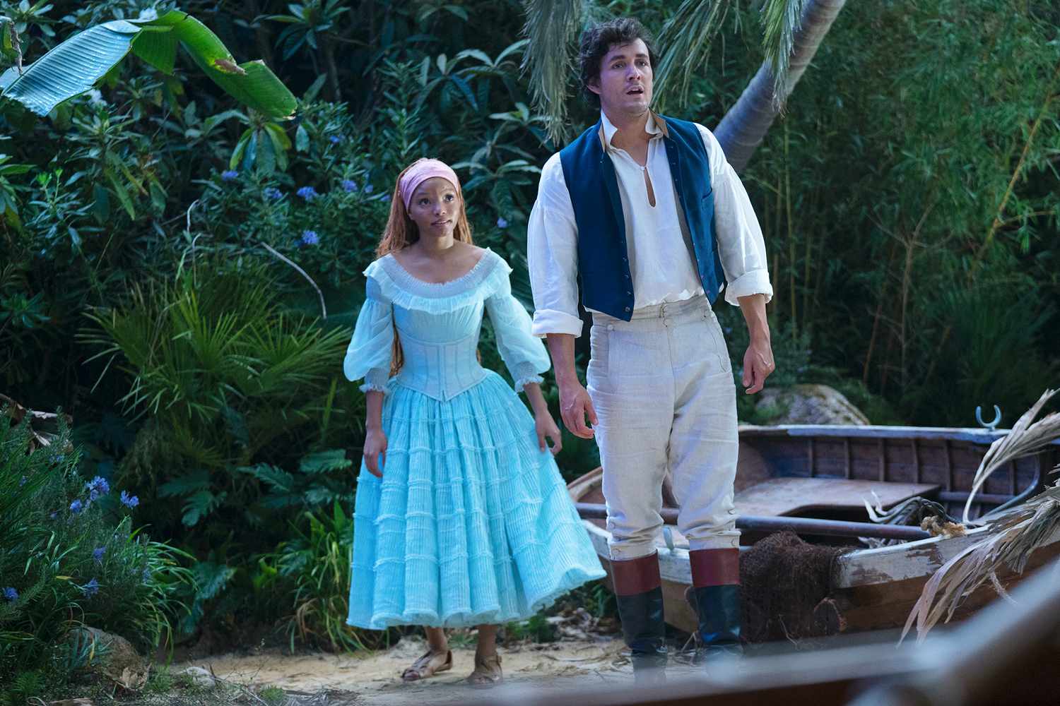 Halle Bailey and Jonah Hauer-King in 'The Little Mermaid'