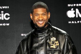 Usher attends the Super Bowl LVIII Pregame & Apple Music Super Bowl LVIII Halftime Show Press Conference at the Mandalay Bay Convention Center on February 08, 2024 in Las Vegas, Nevada.