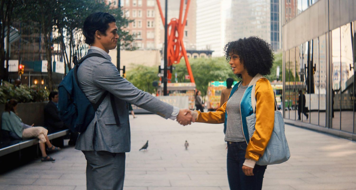 THE SUN IS ALSO A STAR Copyright: &copy; 2019 WARNER BROS. ENTERTAINMENT INC. AND METRO-GOLDWYN-MAYER PICTURES INC. ALL RIGHTS RESERVED. Photo Credit: Courtesy of Warner Bros. Pictures Caption: (L-r) CHARLES MELTON as Daniel Bae and YARA SHAHIDI as Natasha Kingsley and in Warner Bros. Pictures' and Metro Goldwyn Mayer Pictures' romantic drama "THE SUN IS ALSO A STAR," a Warner Bros. Pictures release.