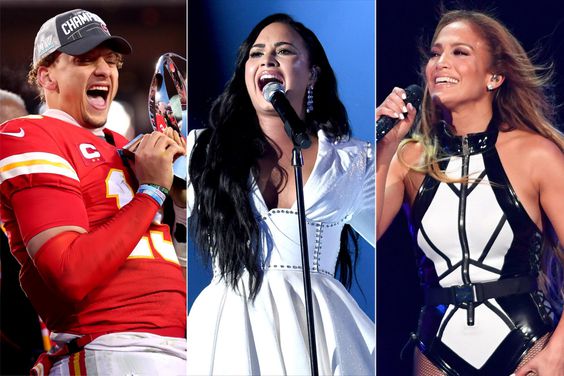 Patrick Mahomes / Demi Lovato / Jennifer Lopez