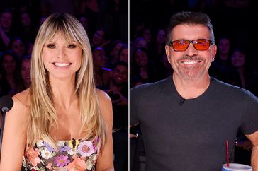 "Qualifiers 4 Results" Episode 1817 -- Pictured: (l-r) Howie Mandel, Heidi Klum, Sofia Vergara, Simon Cowell 