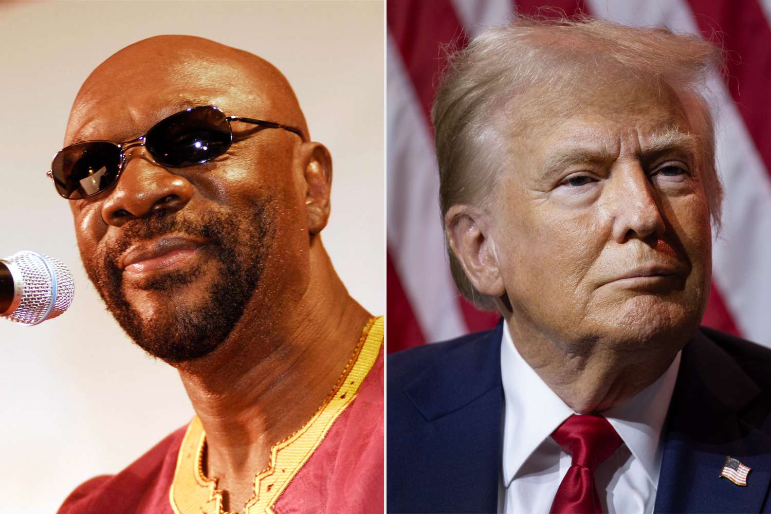 Isaac Hayes; Donald Trump