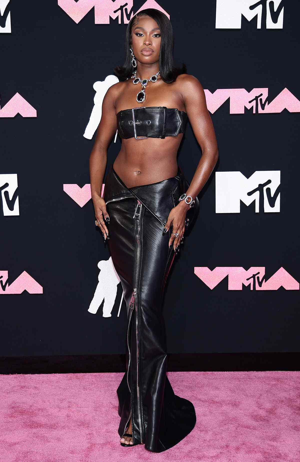 Coco Jones attends the 2023 MTV Video Music Awards at the Prudential Center on September 12, 2023 in Newark, New Jersey.