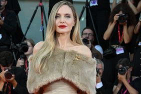 American actress and director Angelina Jolie at the 81 Venice International Film Festival 2024