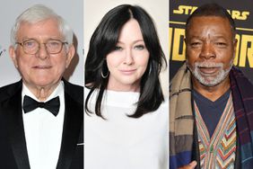 Phil Donahue, Shannen Doherty, and Carl Weathers