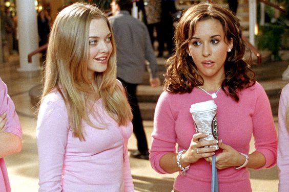 MEAN GIRLS, Lindsay Lohan, Amanda Seyfried, Lacey Chabert, Rachel McAdams, 2004, (c) Paramount/court