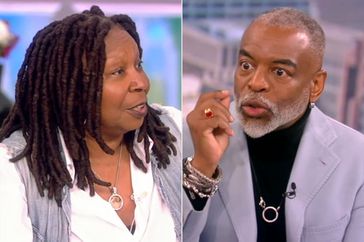 Whoopi Goldberg and LeVar Burton on The View