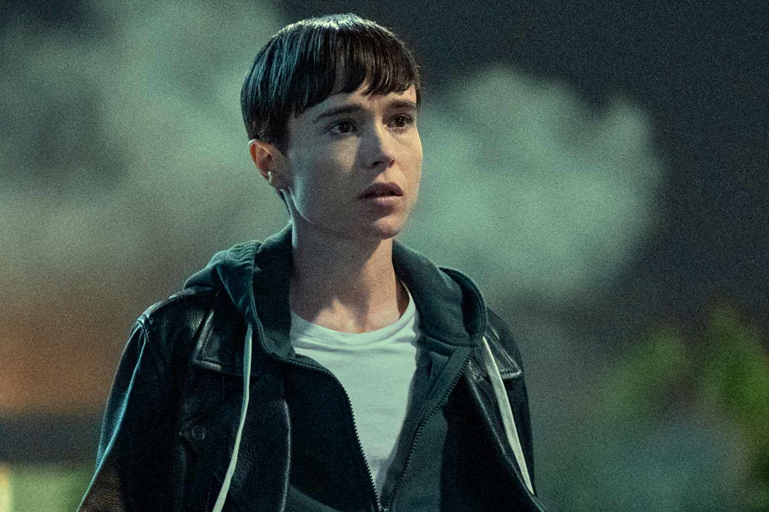 Elliot Page as Viktor Hargreeves in The Umbrella Academy