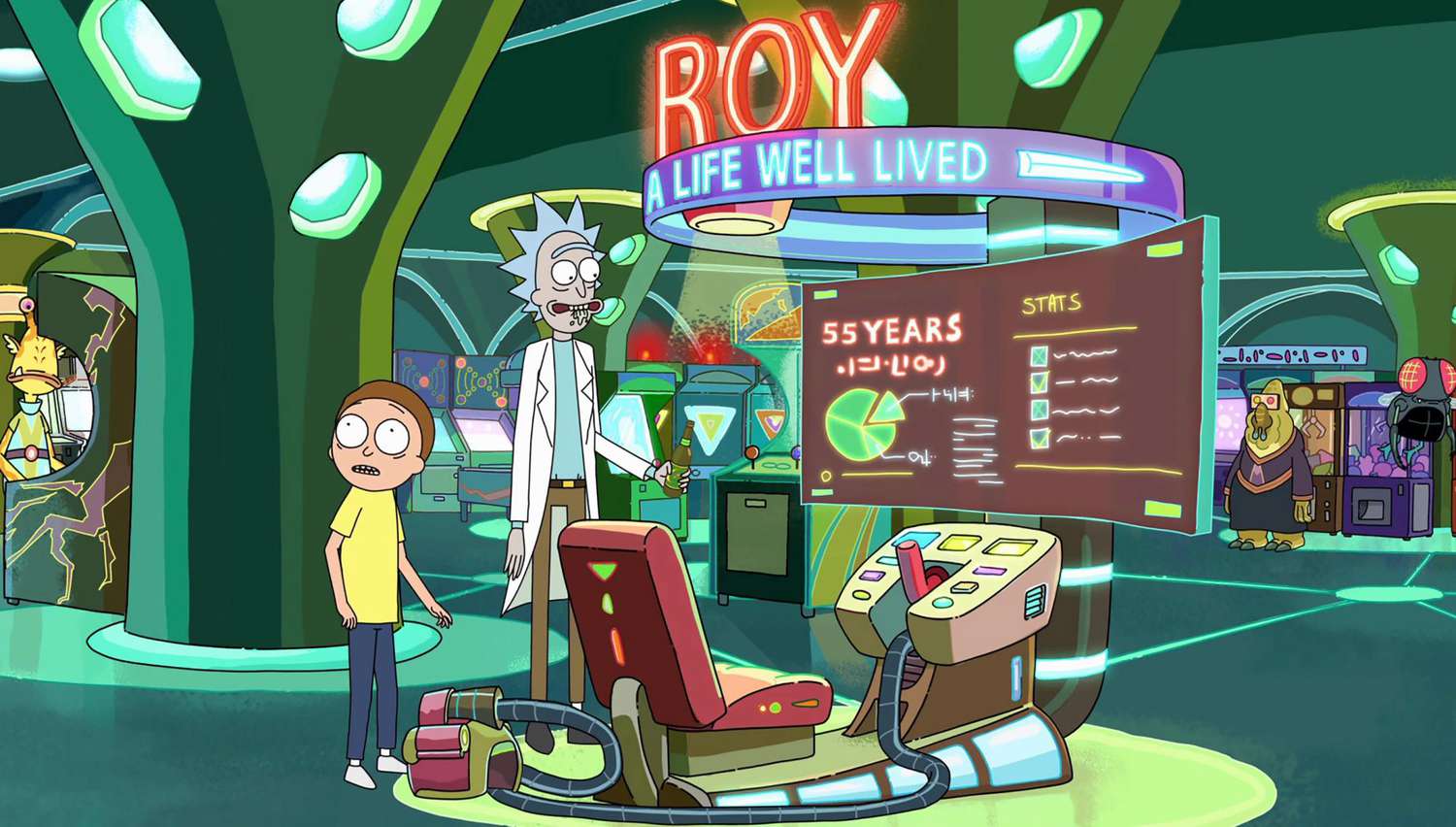Ricky and Morty - Roy: A Life Well Lived (Season 2, Episode 2)