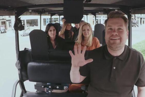 James Corden Visits the Cast at the 'Friends' Reunion