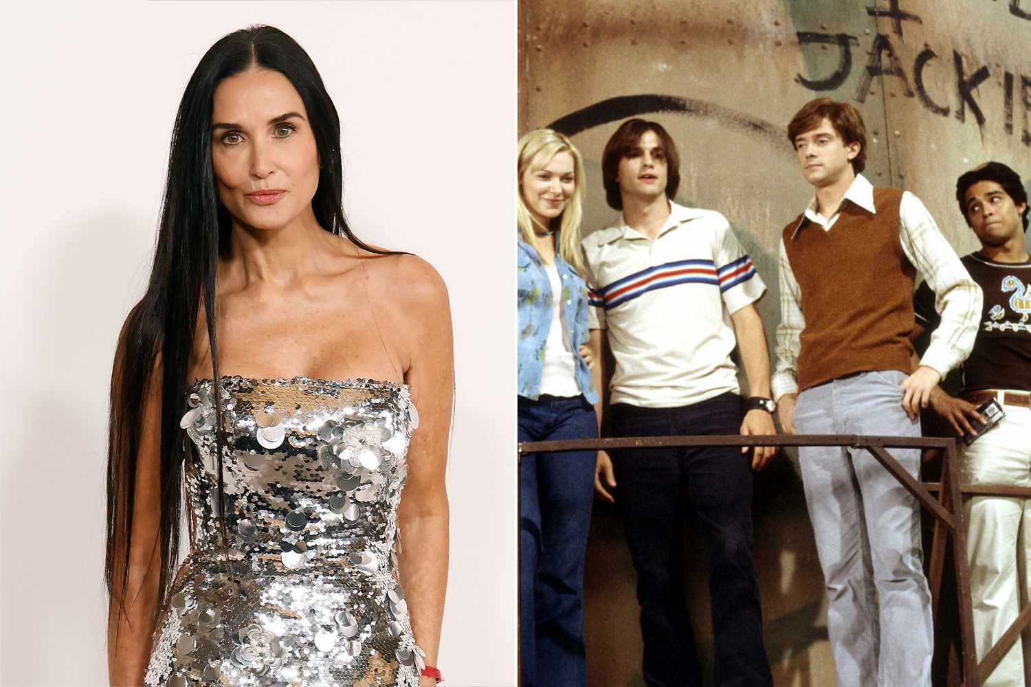 Demi Moore; the cast of 'That '70s Show'