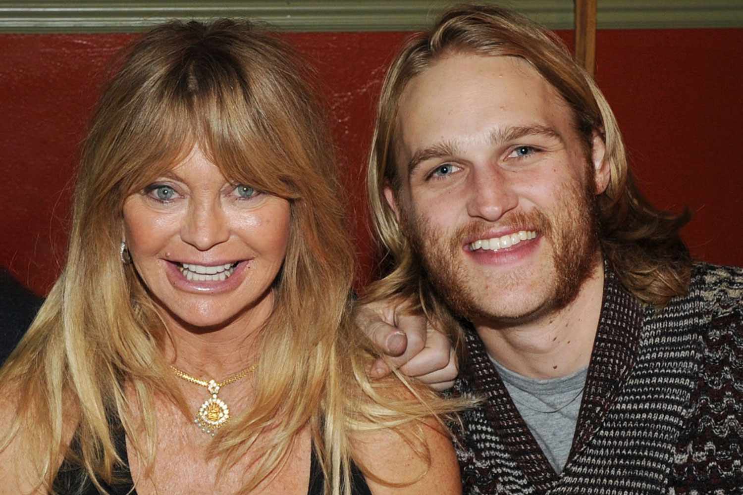 Kirt Russell, Goldie Hawn and Wyatt Russell attend the "Cold in July" Dinner and Party hosted by The Snow Lodge x Eveleigh on January 18, 2014 in Park City, Utah. 