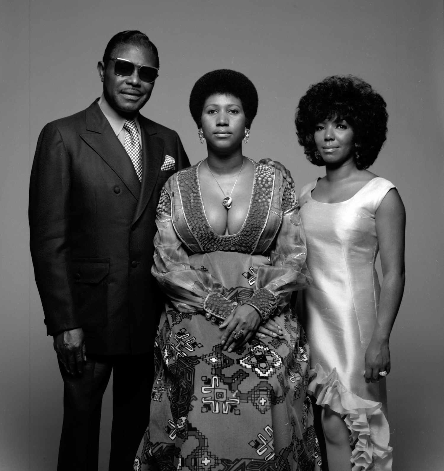 Portrait Of Aretha Franklin & Family