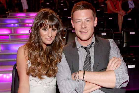 Lea Michele and Cory Monteith