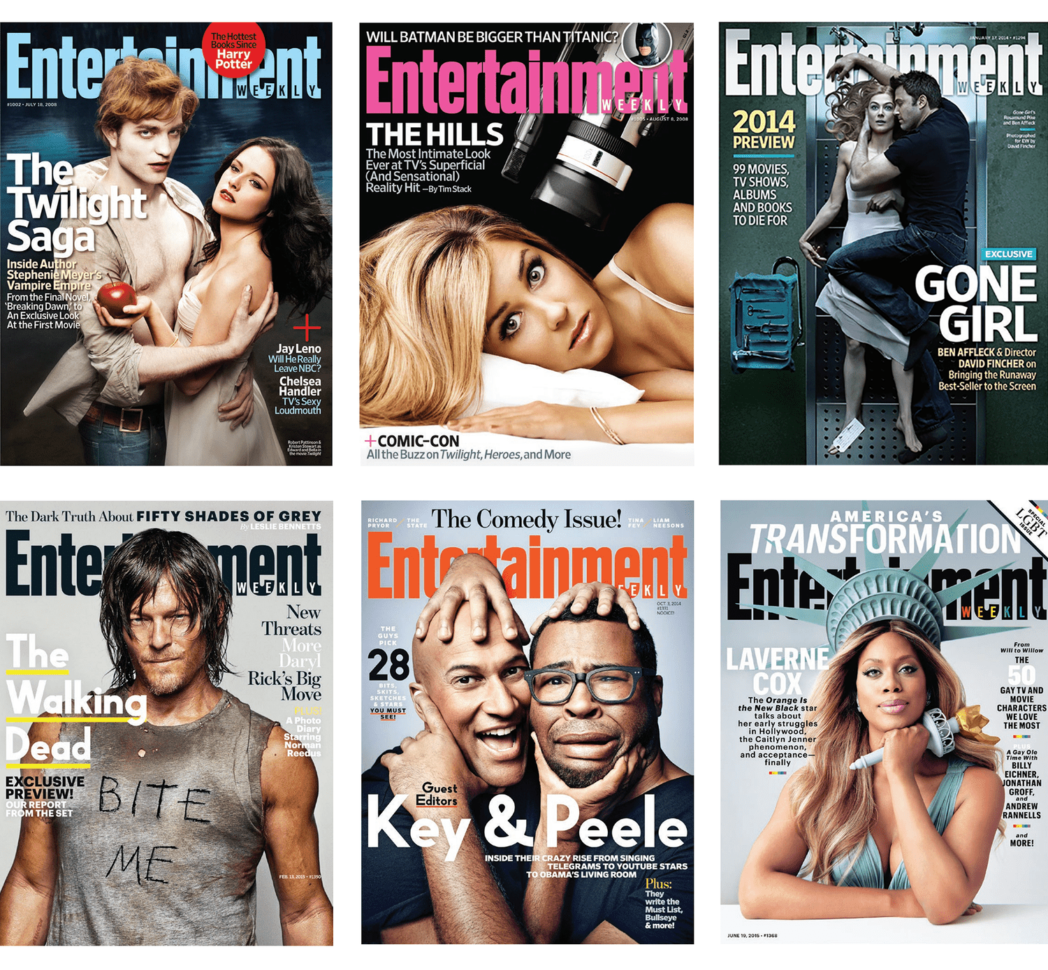 Commemorative Covers Entertainment Weekly