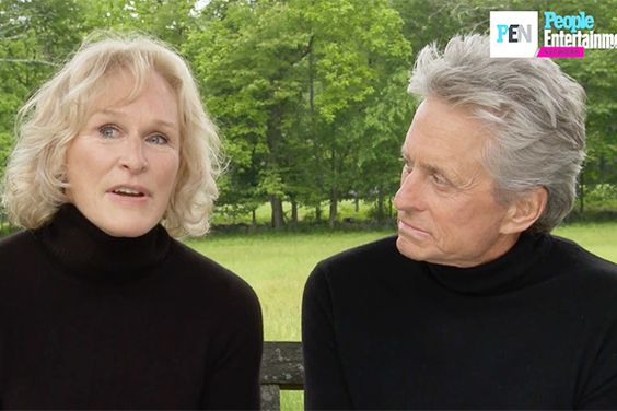 All Crops: Glenn Close Michael Douglas Screengrab