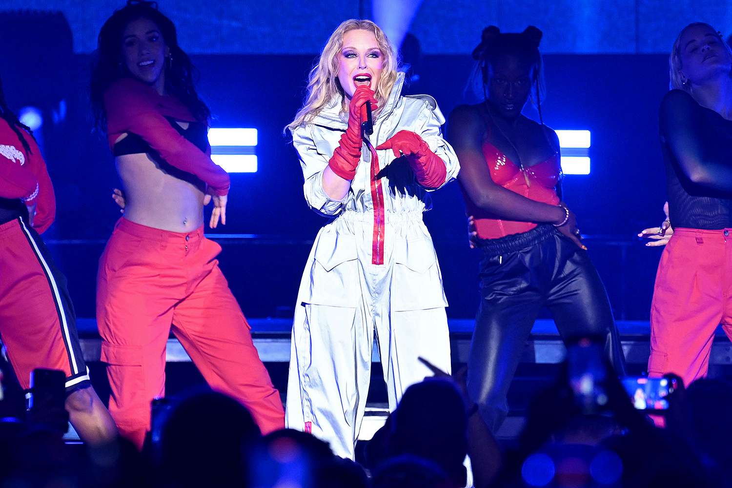 Kylie Minogue performs onstage during KTUphoria 2023 at Northwell Health at Jones Beach Theater on June 17, 2023 in Wantagh, New York.