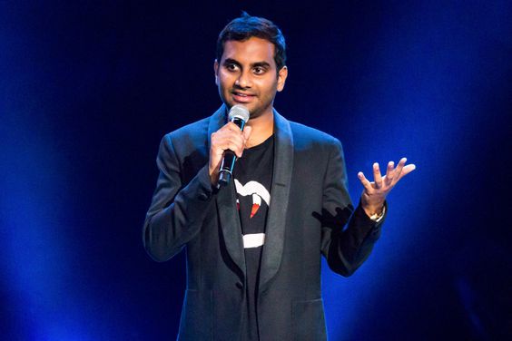 CLARKSTON, MI - AUGUST 30: Comedian Aziz Ansari performs during the Oddball Comedy And Curiosity Festival at DTE Energy Music Theater on August 30, 2015 in Clarkston, Michigan. (Photo by Scott Legato/Getty Images)