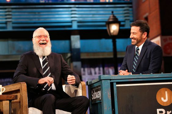 DAVID LETTERMAN, JIMMY KIMMEL