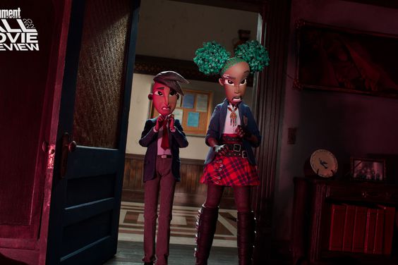 Fall Movie Preview WENDELL & WILD - (L-R) Raul (voiced by Sam Zelaya) and Kat (voiced by Lyric Ross)