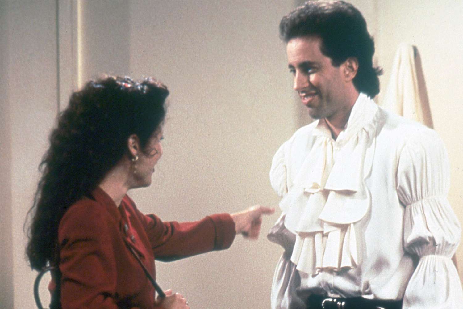 Julia Louis-Dreyfus and Jerry Seinfeld on 'Seinfeld'