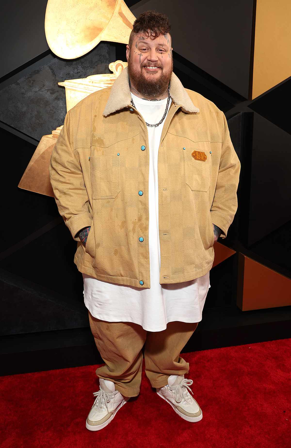 Jelly Roll attends the 66th GRAMMY Awards at Crypto.com Arena on February 04, 2024 in Los Angeles, California.