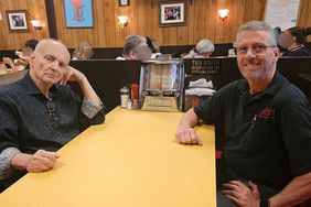 Sopranos creator David Chase visits diner that the last scene was filmed in