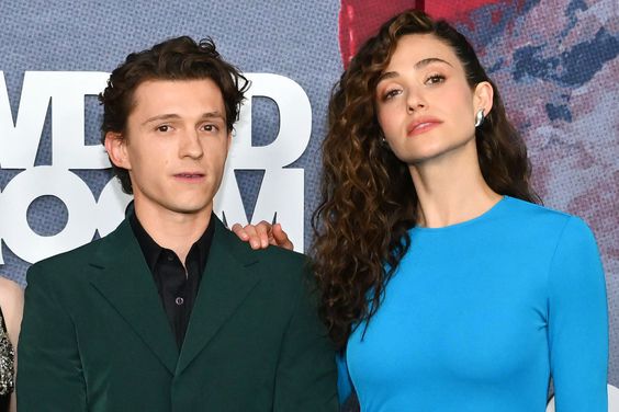 Tom Holland and Emmy Rossum