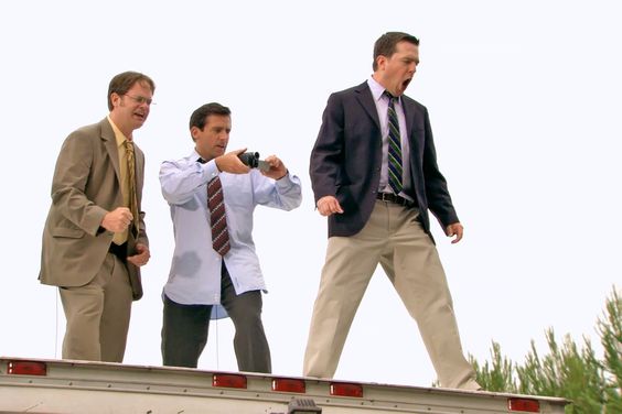 Hi there- can i get two fun frame grabs of Michael, Dwight, and Andy (can also be a single shot or two-shot) from the office 'parkour' opening scene?  https://f.io/JufhbMdw (PW is parkour).