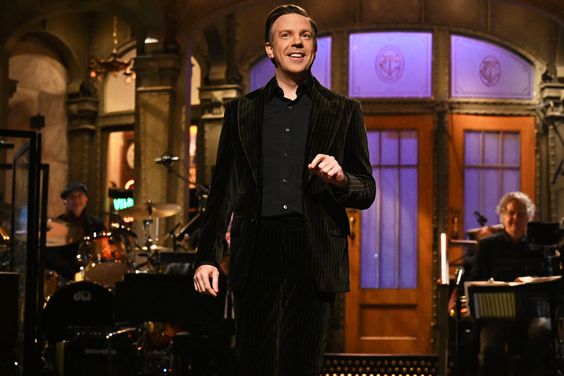 SATURDAY NIGHT LIVE "Jason Sudeikis" Episode 1809 Pictured: Host Jason Sudeikis during the monologue on Saturday, October 23, 2021.