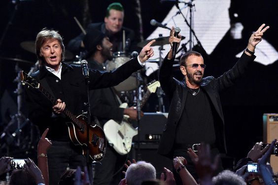 Sir Paul McCartney and Ringo Starr