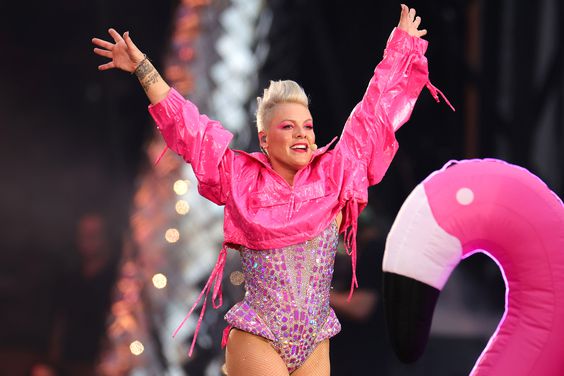 Pink performs in Berlin