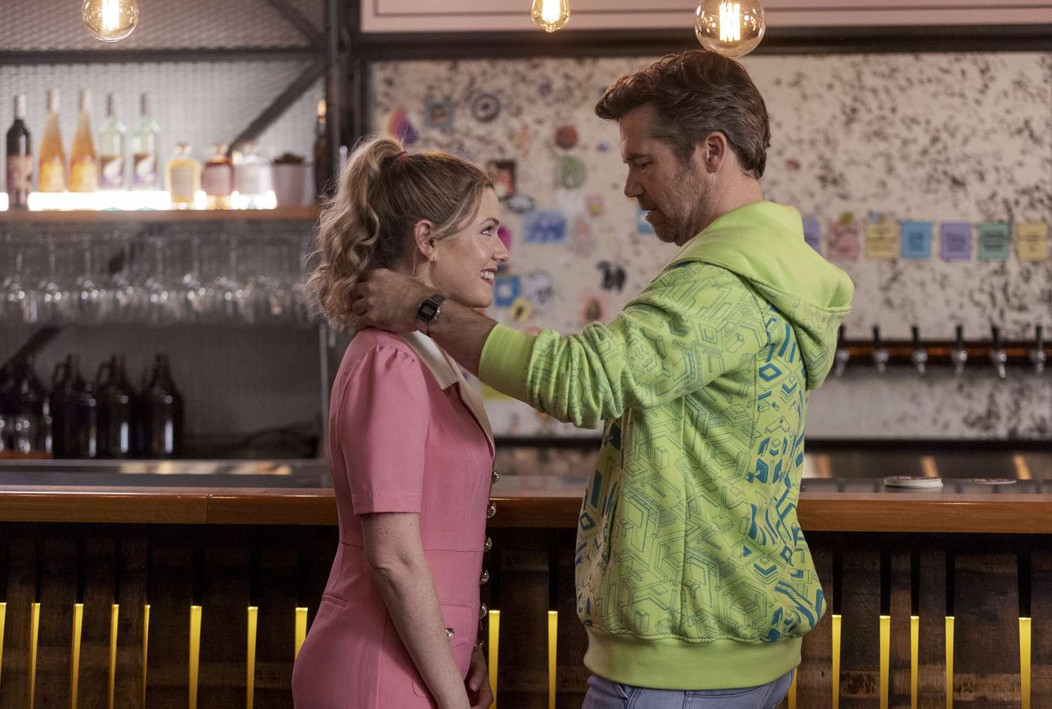 Harriet Dyer as Ashley and Patrick Brammall as Gordon in 'Colin From Accounts'