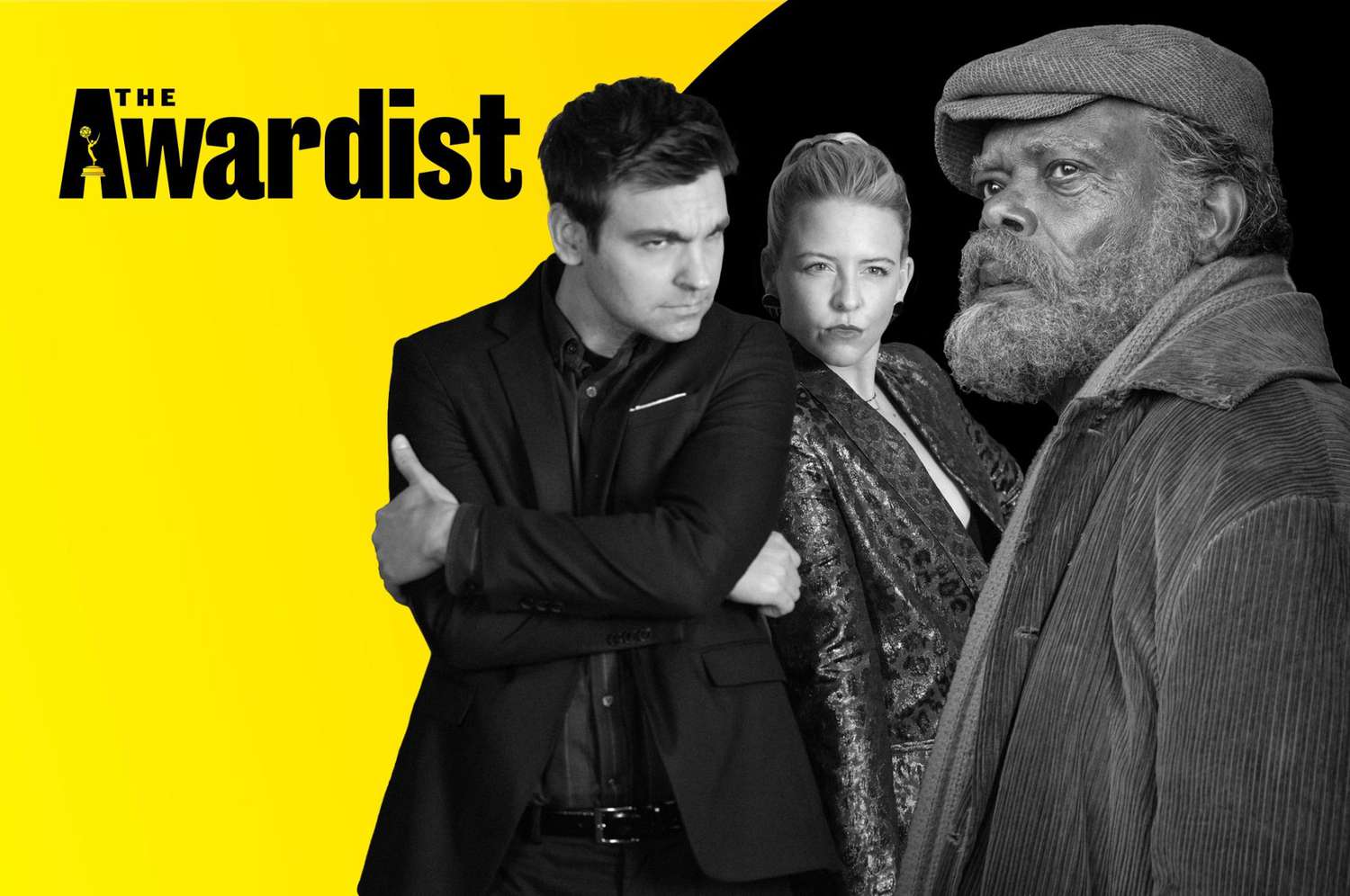 Heléne York, Drew Tarver, and Samuel L. Jackson on 'The Awardist'