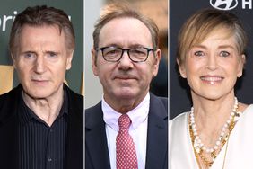 Liam Neeson arrives at the UK premiere of "Marlowe" at Vue West End; Kevin Spacey arrives at Southwark Crown Court as the jury deliberate on his sexual assault trial on July 26, 2023 in London, England; Sharon Stone attends the 35th Annual GLAAD Media Awards at The Beverly Hilton.