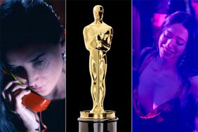 Demi Moore in 'The Substance', Oscars statuette, Mikey Madison in Anora