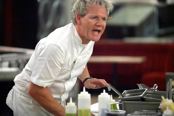 HELL'S KITCHEN: Chef Gordon Ramsay yells out orders on HELL'S KITCHEN