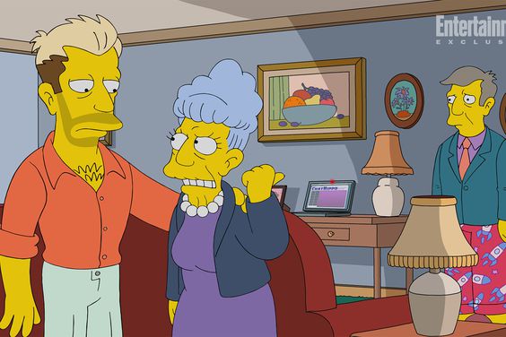 Cousin Peter (Rob Lowe) arrives on 'The Simpsons'