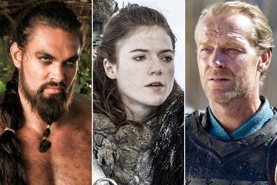 Game of Thrones - Khal Drogo, Ygritte, and Ser Jorah