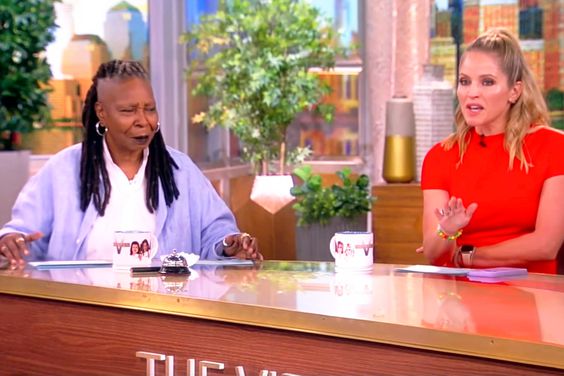 Whoopi Goldberg and Sara Haines on The View