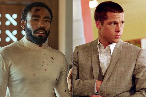 Donald Glover, Brad Pitt