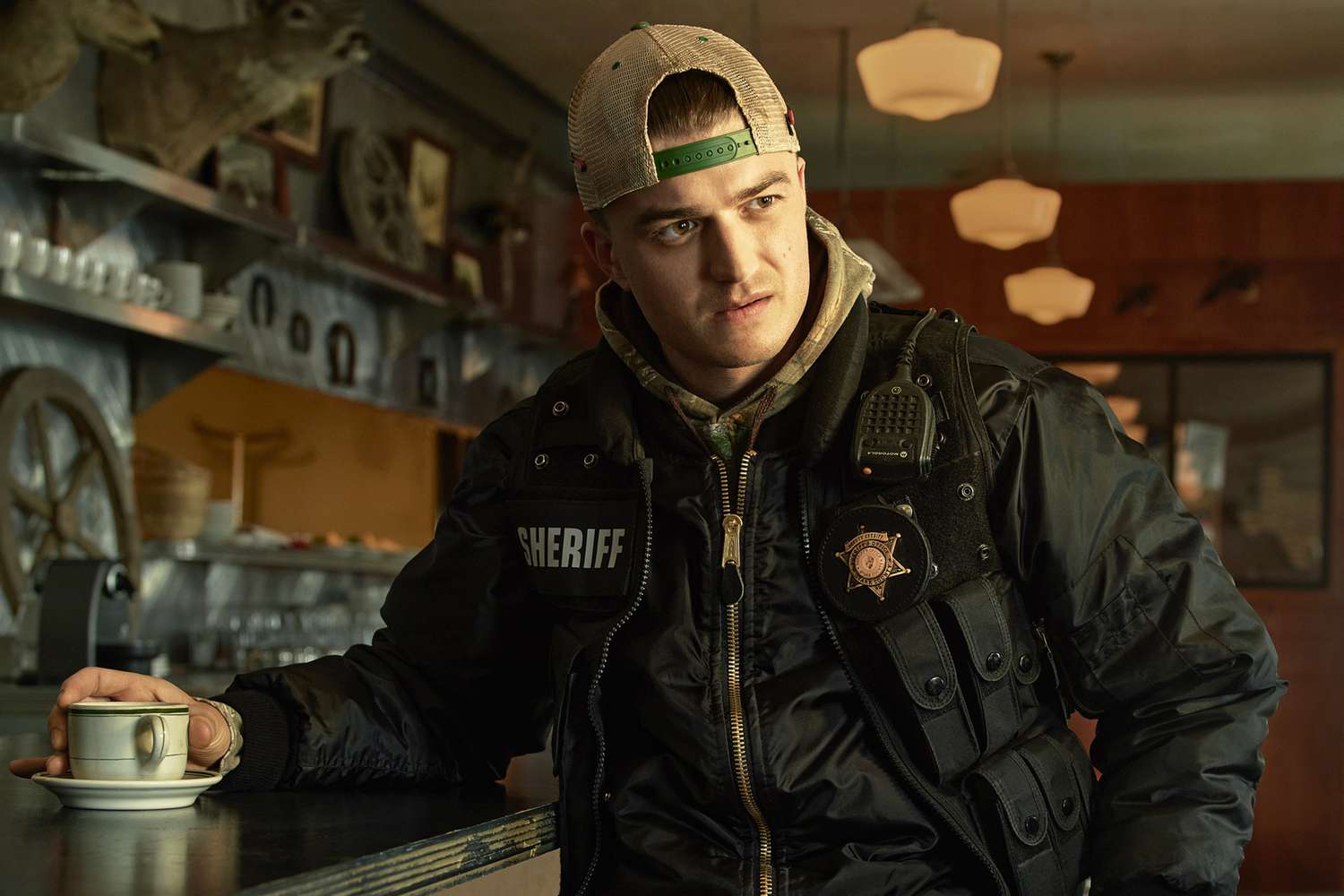 Joe Keery as Gator Tillman in Fargo