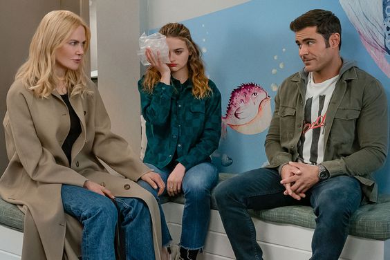 Nicole Kidman as Brooke Harwood, Joey King as Zara Ford and Zac Efron as Chris Cole