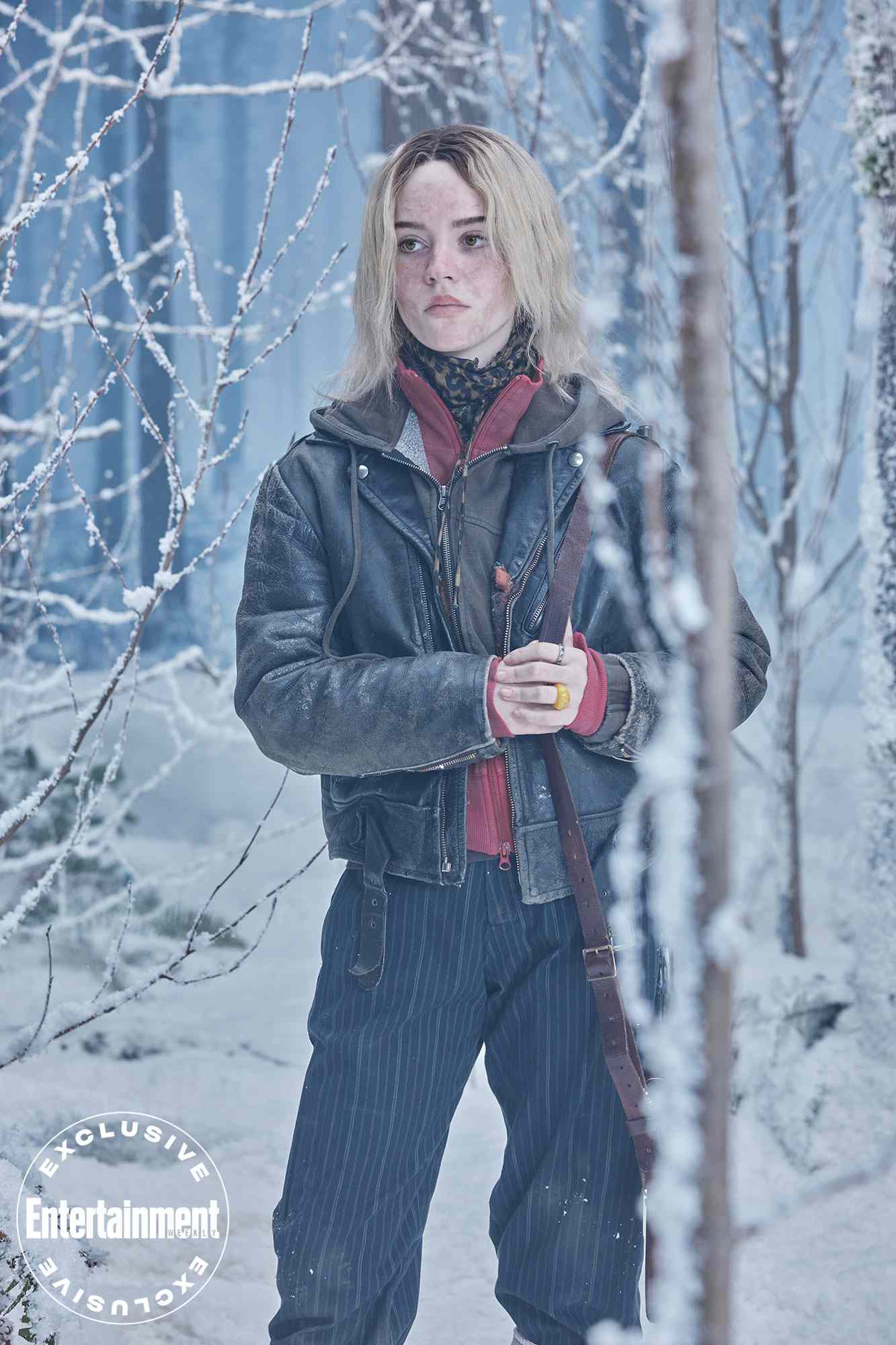 Yellowjackets season 2 portraits Sophie Thatcher as Teen Natalie